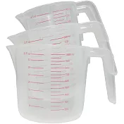 《KitchenCraft》耐熱量杯3件組 | 刻度量杯