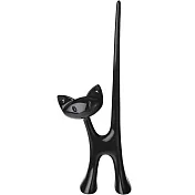 《KOZIOL》優雅貓珠寶架 | 耳環戒指架 首飾收納架 - 黑