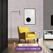 台製 時尚之星 Fashion Star 環保無毒 防燃耐熱 53X1000cm 壁紙1卷(6色選） 39241