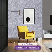 台製 時尚之星 Fashion Star 環保無毒 防燃耐熱 53X1000cm 壁紙3卷(4色選） 39240