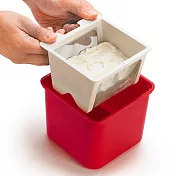 《CUISIPRO》自製優格起司器(紅1.5L) | 酸奶瀝水器 優格盒
