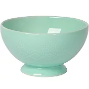 《NOW》刻紋石陶餐碗(圖騰綠11.5cm) | 飯碗 湯碗