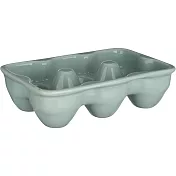 《Premier》6格陶製蛋盒(綠) | 冰箱收納盒 蔬果收納盒 分層分格