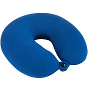 《TRAVELON》U型扣式顆粒護頸枕(藍) | 午睡枕 飛機枕 旅行枕 護頸枕 U型枕