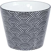 《Tokyo Design》瓷製茶杯(點扇黑170ml) | 水杯 茶杯 咖啡杯