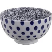 《Tokyo Design》瓷製餐碗(裂紋黑13cm) | 飯碗 湯碗