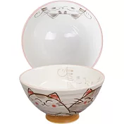 《Tokyo Design》瓷製餐碗(福氣貓11.5cm) | 飯碗 湯碗