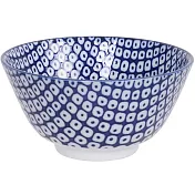 《Tokyo Design》瓷製餐碗(網紋藍12cm) | 飯碗 湯碗