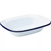 《Utopia》長方琺瑯烤盤(藍16cm) | 烘焙烤盤