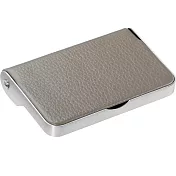 《Philippi》Dion掀蓋名片盒 | 證件夾 卡夾 - 灰棕