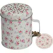 《Rex LONDON》錫製麵粉罐(玫瑰) | 過篩器 麵粉篩子 篩網 糖粉 手持麵粉篩 手持篩網 過篩網 過濾篩