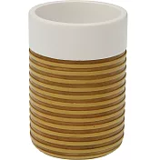 《VERSA》橫紋牙刷杯 | 牙刷放置架 收納架 - 棕