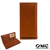 【OMC】義大利植鞣革品味指標加圍牛皮長夾