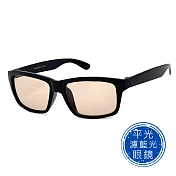 【SUNS】簡約素面方框 濾藍光眼鏡 抗UV400 【90275】 黑框