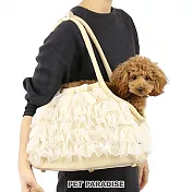 【PET PARADISE】寵物用品-外出提包 荷葉邊蝴蝶結