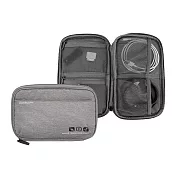 《TRAVELON》3C線材收納包 | 旅遊 電子用品 零錢小物 收納袋 - 灰