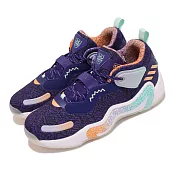 adidas 籃球鞋 D O N Issue 3 GCA 男鞋 愛迪達 避震 包覆 米契爾 運動 球鞋 紫 白 GV7264 26.5cm PURPLE/WHITE