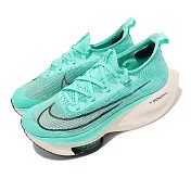 Nike 慢跑鞋 Zoom Alphafly Next% 女鞋 氣墊 舒適 避震 路跑 馬拉松 球鞋 綠 白 CZ1514300 23cm GREEN/WHITE
