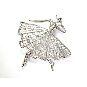 BILLY KING 貝麗晶 【天鵝湖芭蕾舞者系列-40】(BK240) 蓬裙芭蕾舞者胸針