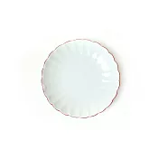 KIHARA 菊型取皿 渕赤