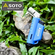 日本SOTO L型填充式掌中點火器 藍色 ST-486BLEXP