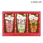 【UNICAT 變臉貓】萌貓招財貓護手霜3入禮盒