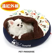【PET PARADISE】寵物用品-睡袋 露營風滿版米奇 S