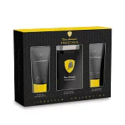 【即期品2026.05】Lamborghini 藍寶堅尼 權威能量男性淡香水禮盒(淡香水125ml/鬍後膠100ml/沐浴膠100ml)-代理商公司貨
