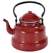 《IBILI》琺瑯過濾煮水壺(黑紅1L) | 燒水壺