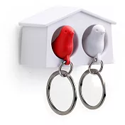 QUALY 迷你雀兒愛巢(白屋+白鳥+紅鳥)