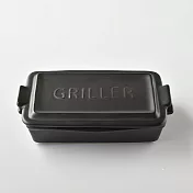 Meister Hand TOOLS 迷你方形烤盤 (附蓋) 黑 日本製