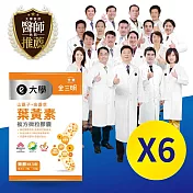 大學金三明 6盒組 金愛爾明(樂齡)- 山桑子+葉黃素(30粒)*6