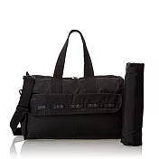 LeSportsac 印花尼龍媽媽包含包尿布墊  黑