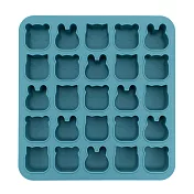 澳洲We Might Be Tiny 動物矽膠製冰烘焙模具-孔雀藍(迷你版)