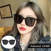 韓國明星款偏光太陽眼鏡 大框TR時尚墨鏡 男女適用 防眩光 抗UV400【S11】