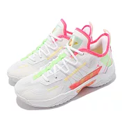 Nike 籃球鞋 Jordan One Take II 男鞋 喬丹 明星款 忍者龜 避震 包覆 運動 白 粉 CW2458-163 26cm WHITE/MULTI-COLOR