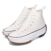 Converse 休閒鞋 Run Star Hike 穿搭 女鞋 166799C 25.5cm WHITE/BLACK