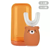 【Luveta】U型牙套式兒童電動牙刷 - 棕熊 3-6歲