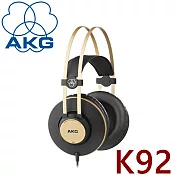 AKG K92 傳奇K99全面升級 密閉式專業監聽級舒適的配戴感/低阻抗設計 耳罩式耳機 一年保固永續保修
