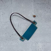 Be Two 手工皮件 ∣ 飲料杯套提帶 【湖水藍牛皮飲料提帶】