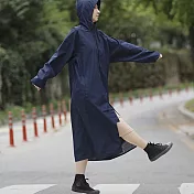 【INUNDER】MECOVER全能風雨衣(加長版L) 紺青