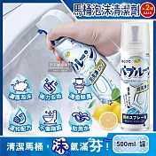 (2罐超值組)杜爾•德澳-強效去垢除臭芳香防飛濺泡沫慕斯浴室馬桶清潔劑500ml/罐