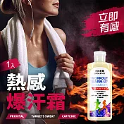 BRAPHY布拉菲爾 台灣GMP工廠製造健身熱感活力爆汗霜健身發熱乳液250ml(1入)
