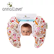 Anna&Eve 美國嬰幼兒頭頸支撐保護枕 白色動物俱樂部