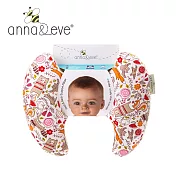 Anna&Eve 美國 嬰幼兒 頭頸支撐保護枕 - 白色動物俱樂部