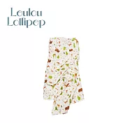 Loulou lollipop 加拿大竹纖維透氣包巾 120x120cm - 設計款 - 森林好朋友
