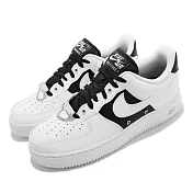 Nike 休閒鞋 Air Force 1 07 PRM 男鞋 經典款 配飾金屬扣帽徽章 球鞋穿搭 白 黑 DA8571-100 25.5cm WHITE/WHITE-BLACK