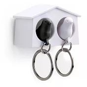 QUALY 迷你雀兒愛巢(白屋+白鳥+黑鳥)