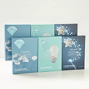 【hi&seek 保濕+修復+淨白 2.0】全方位保養面膜組(共6盒)