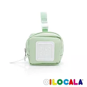 CILOCALA 亮彩尼龍防潑水可扣式零錢包- 薄荷綠